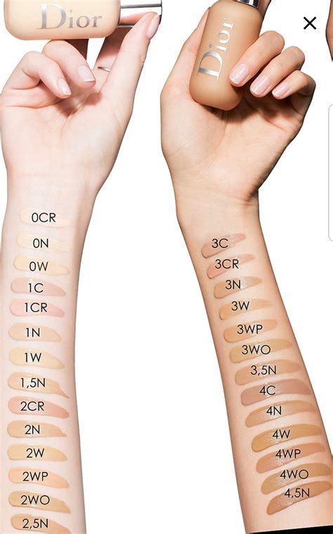 dior backstage foundation shades swatches|dior backstage foundation sample.